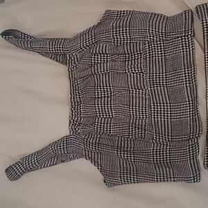 Plaid top (part of a set)